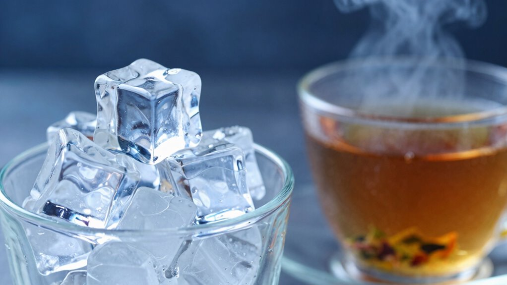 add hot cold therapy cautiously