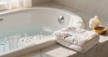 adjust gentle bathing routines