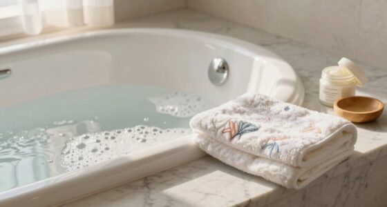 adjust gentle bathing routines