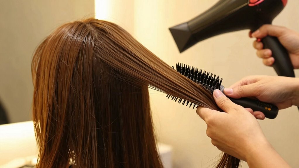 adjust heat based on hair type