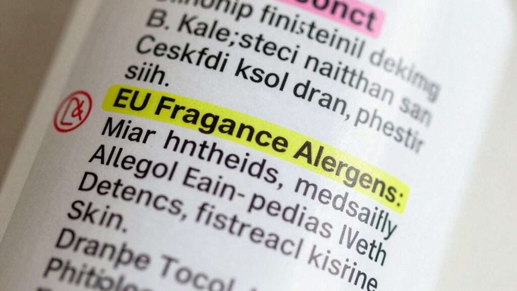 allergens labeling skin safety