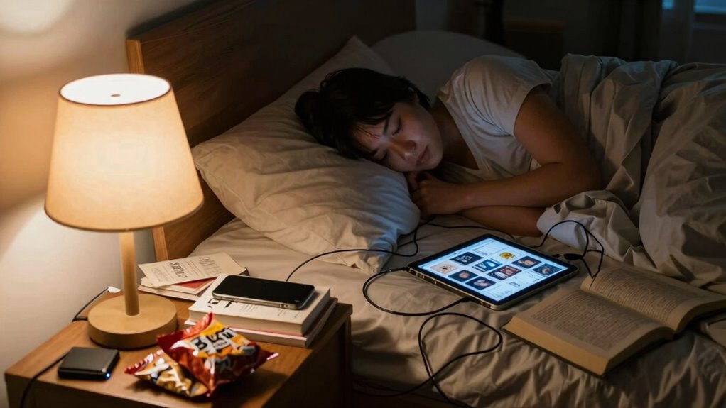 avoid screen time and skincare