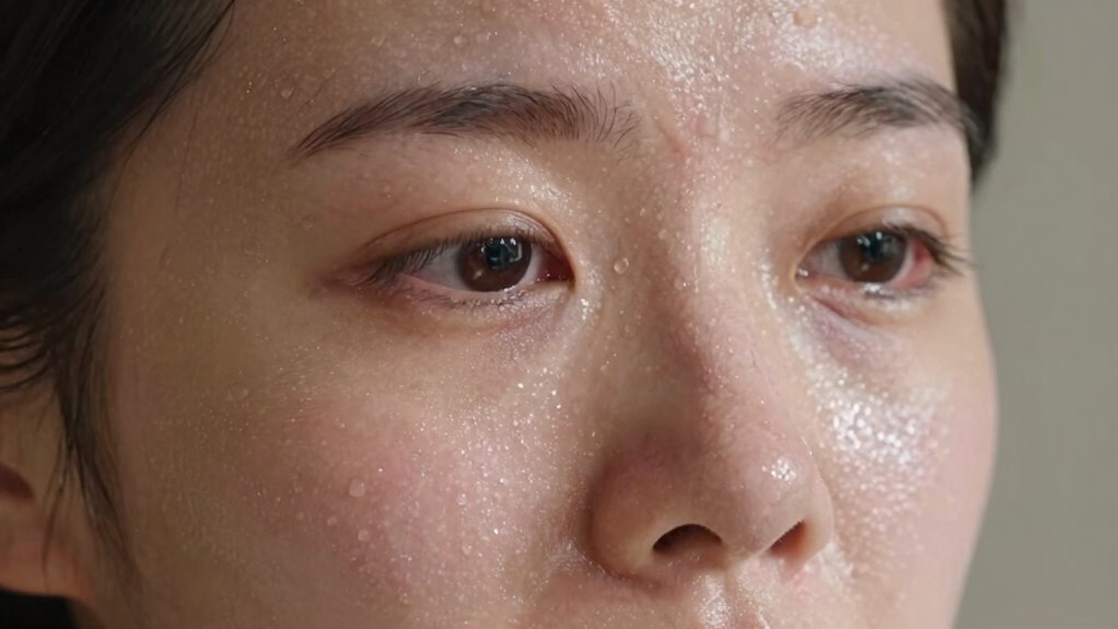 balancing sweat and skin