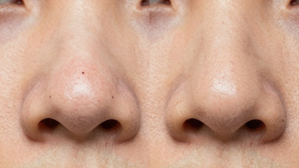 blackheads versus sebaceous filaments