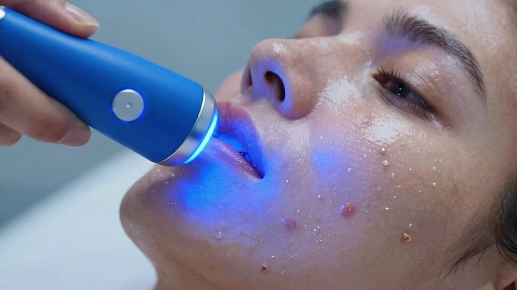 blue light destroys bacteria