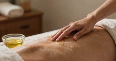 calf massage relieves restless