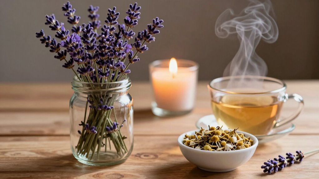 calming scents and practices