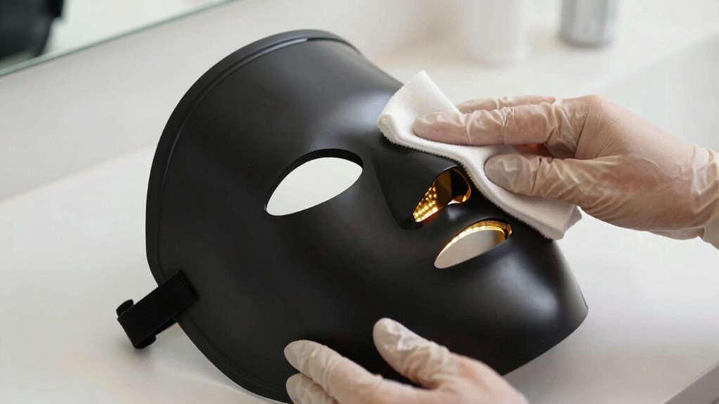 clean mask regularly maintain skincare