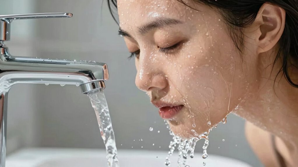 cold water enhances skin health