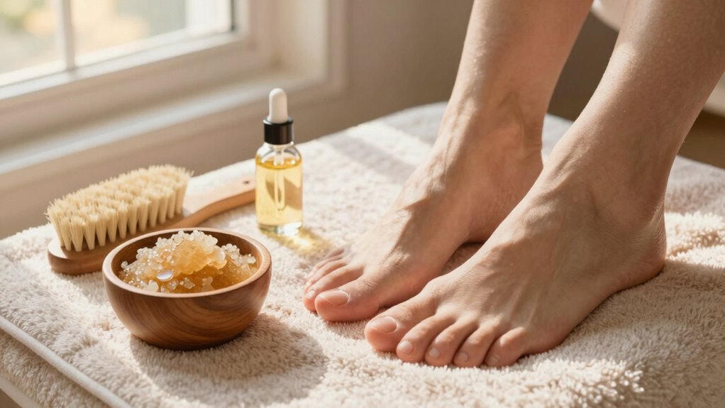 consistent foot health routine