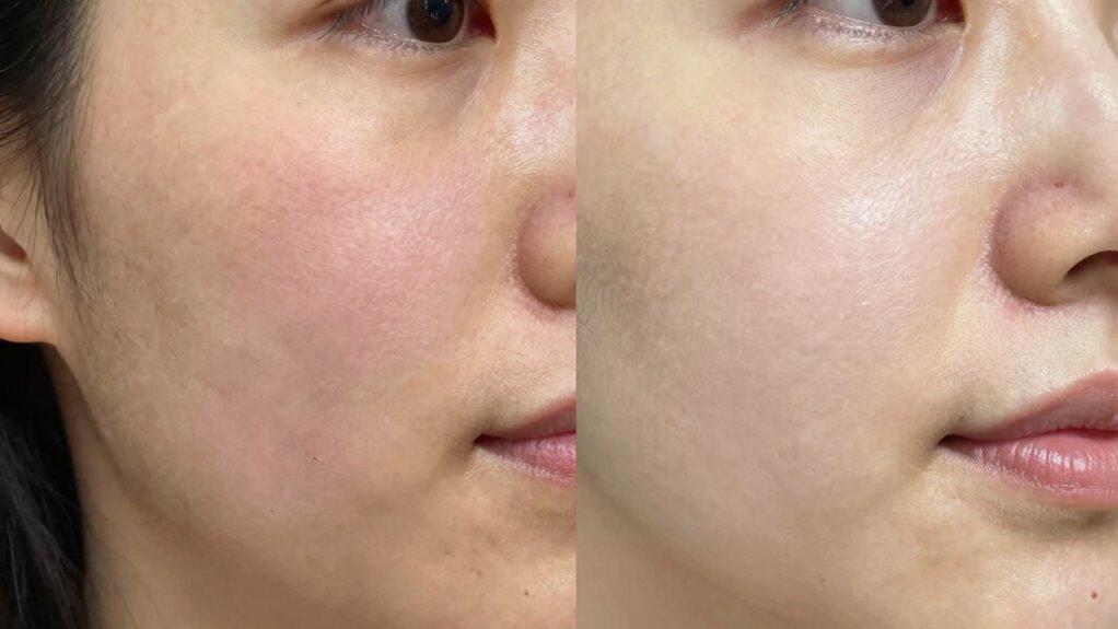 consistent skincare and patience