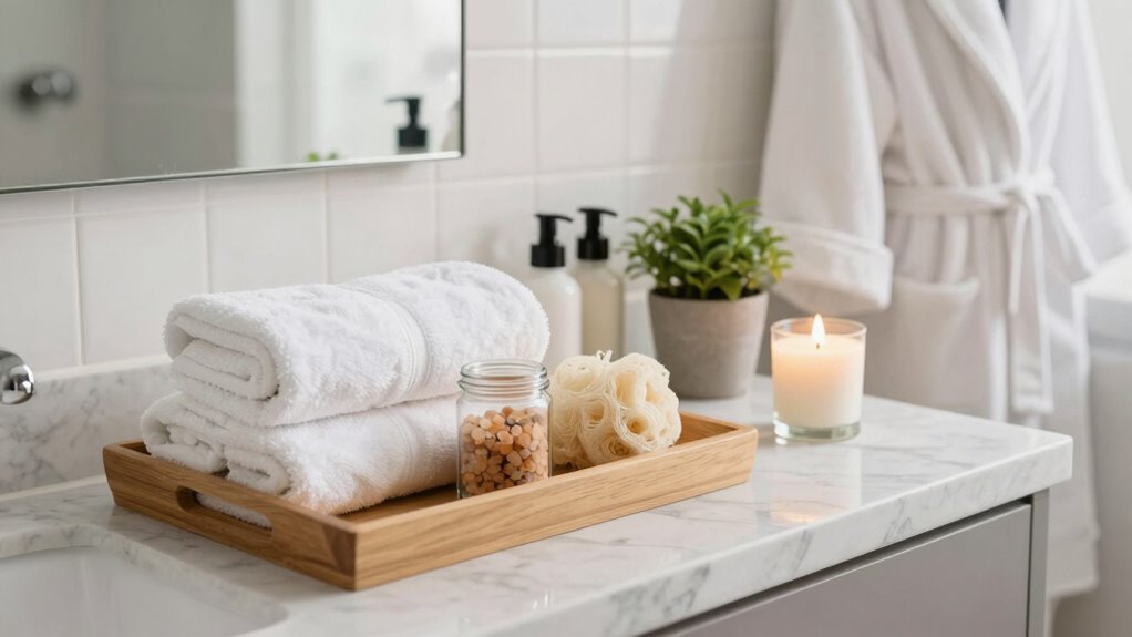 create a calm clean spa