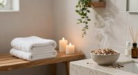 create a calming home spa