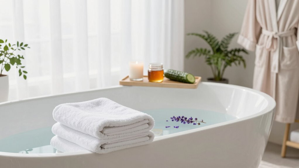 create calming home spa