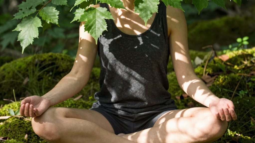 deep slow breathing calms