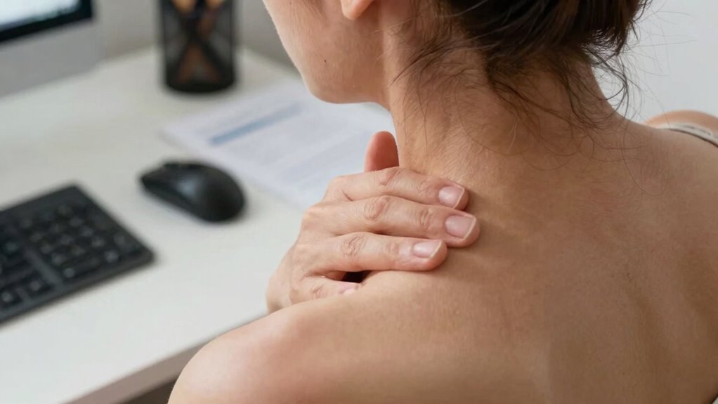 desk posture and tension relief