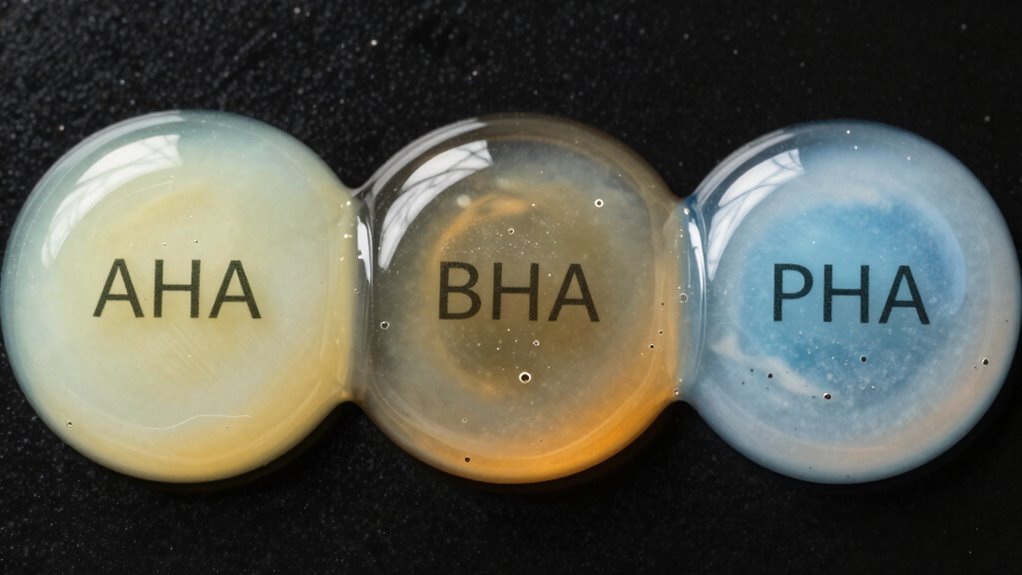 different acids skin benefits