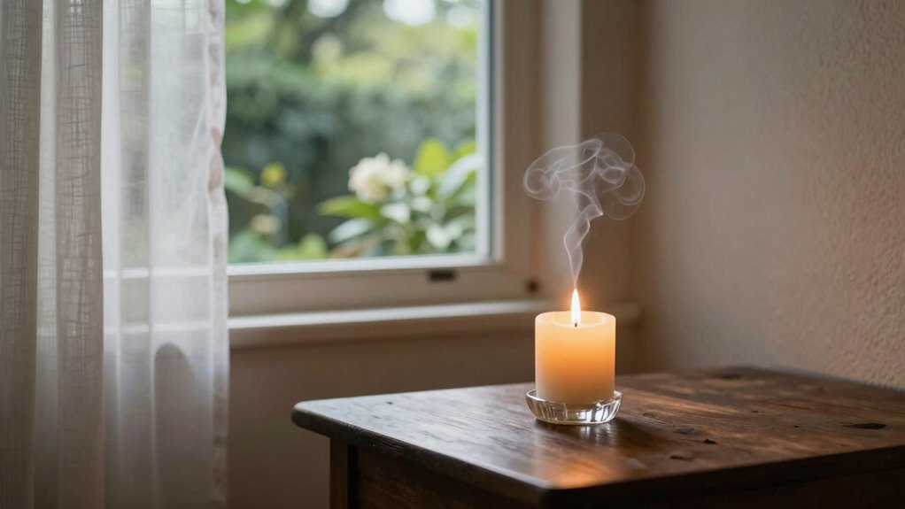 ensure proper candle ventilation