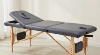 ergonomic portable massage setup