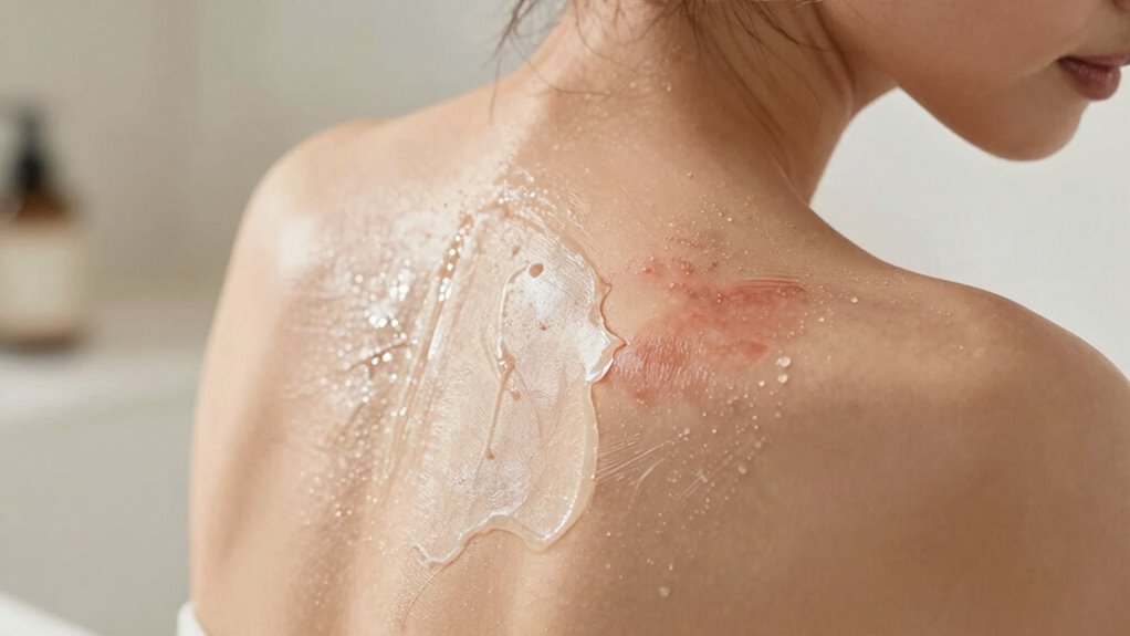 exfoliate properly for balance