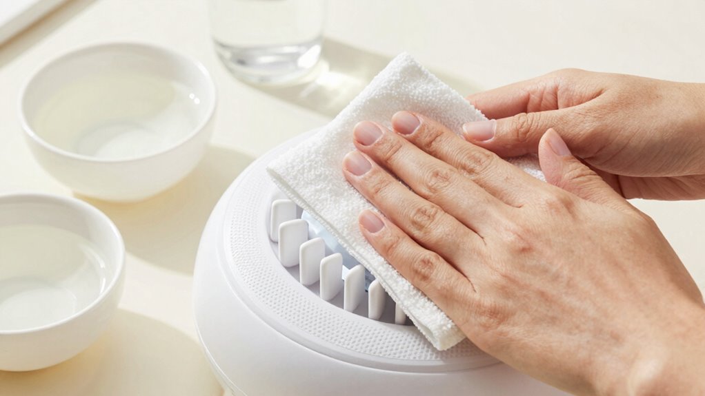 gentle foot massager cleaning