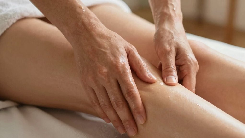 gentle targeted calf massage