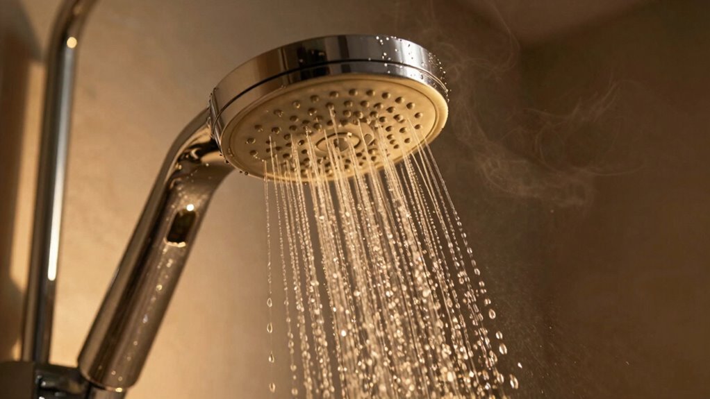 gentle warm water shower