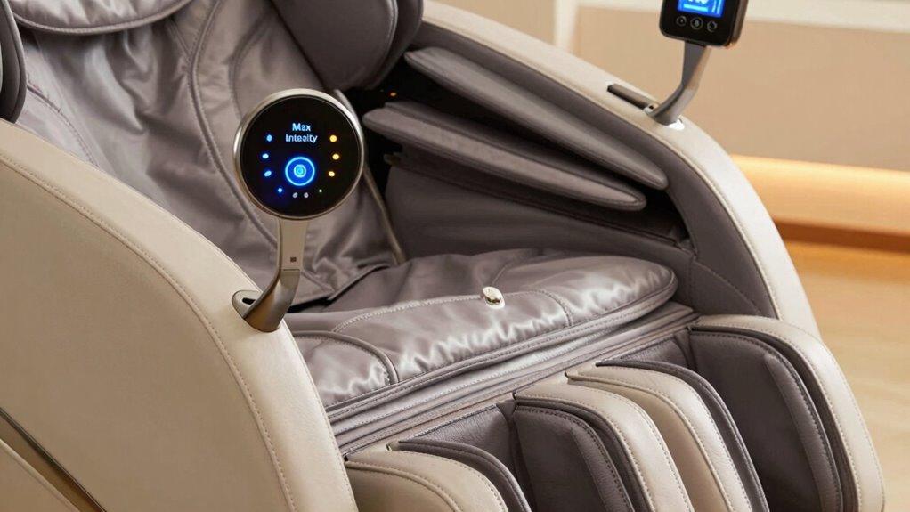 gradually increase massage intensity