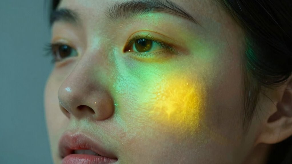 green and yellow light therapy