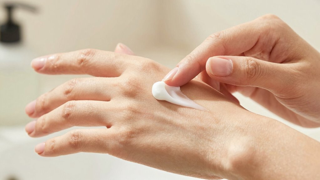 hand prepping for hydration