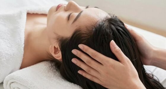 healthy hair scalp massage