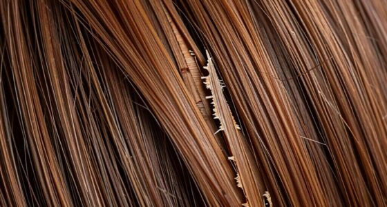 heat induced hair fiber damage