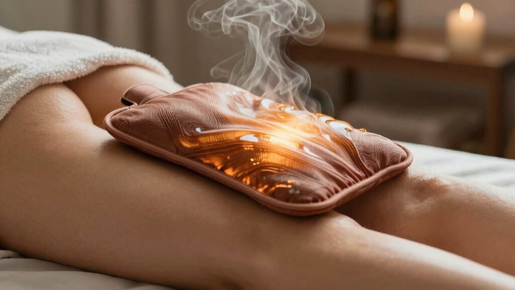 heat only provides temporary relief
