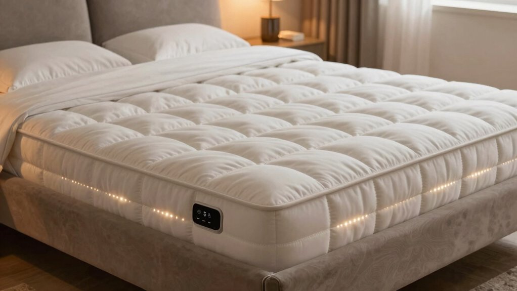 heated mattress pad features