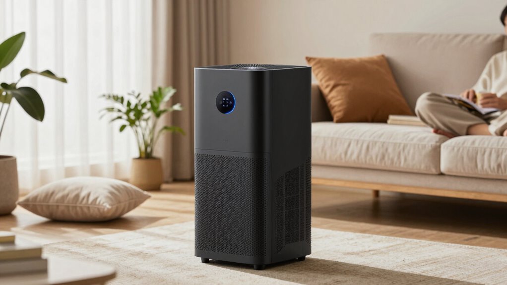 hepa filter room size