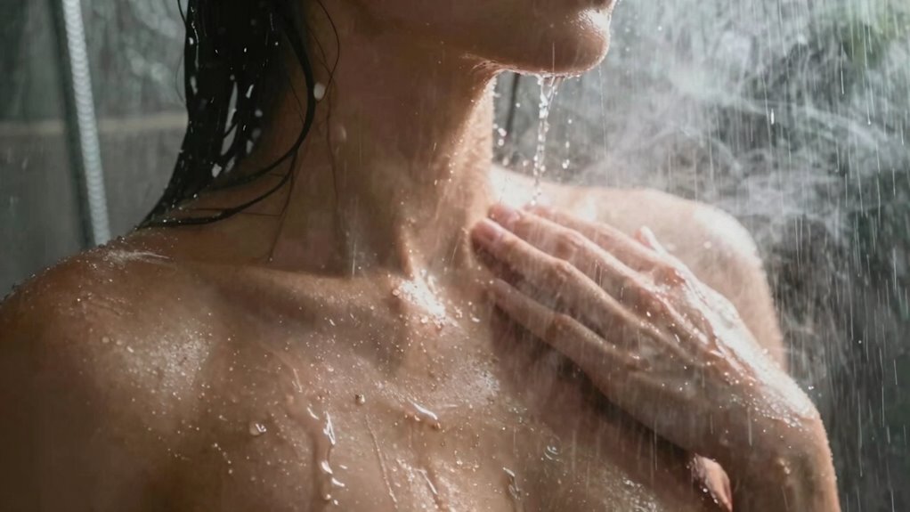 hot showers relieve muscle tension