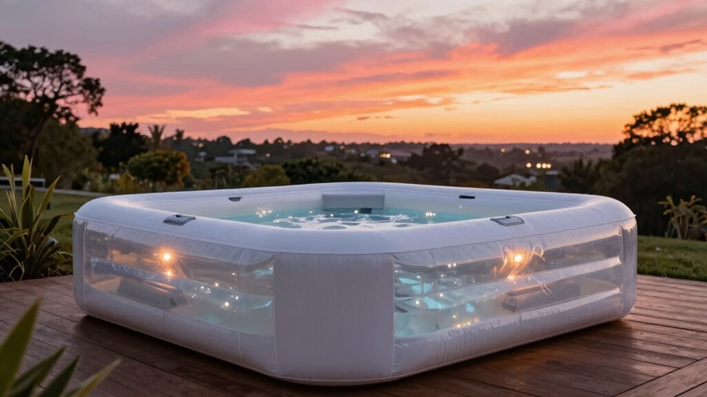 hot tub size features maintenance