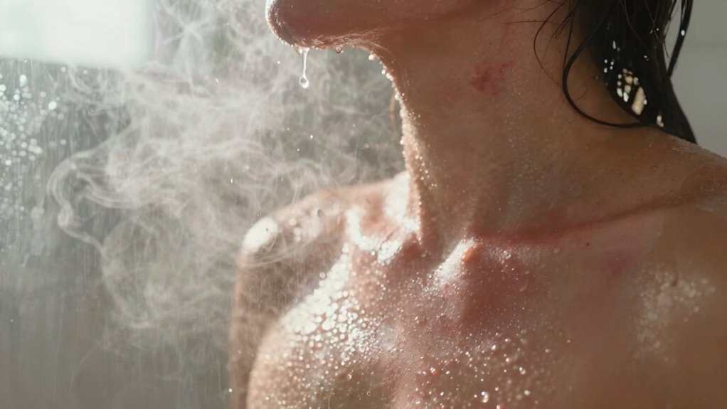 hot water skin reactions