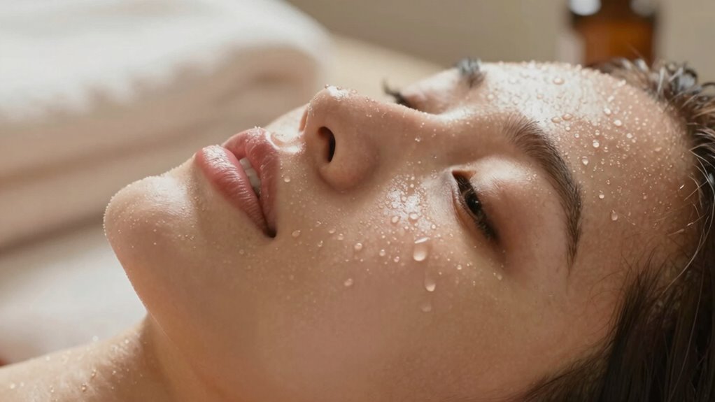 hydrating skincare after sauna