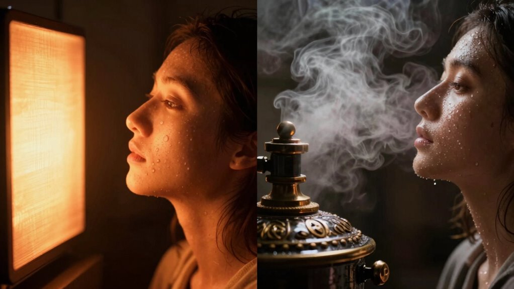 infrared vs steam heating