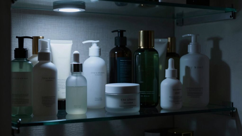 keep skincare cool dark