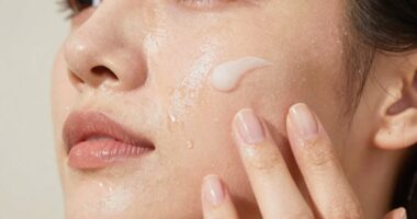 layer skincare effectively while sweating