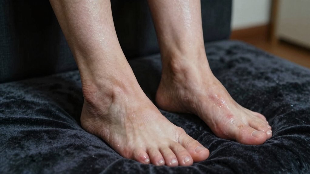 leg swelling at night