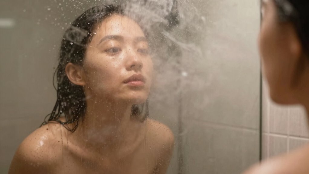 limit shower time and temperature