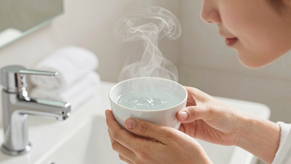 lukewarm water balances skin