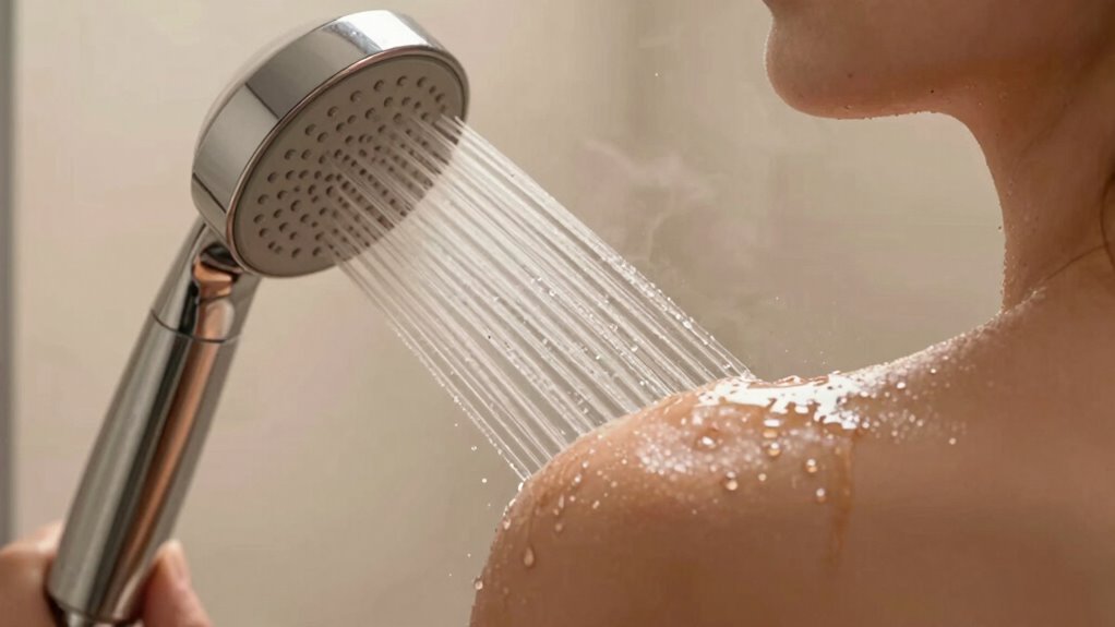 lukewarm water gentle cleansing