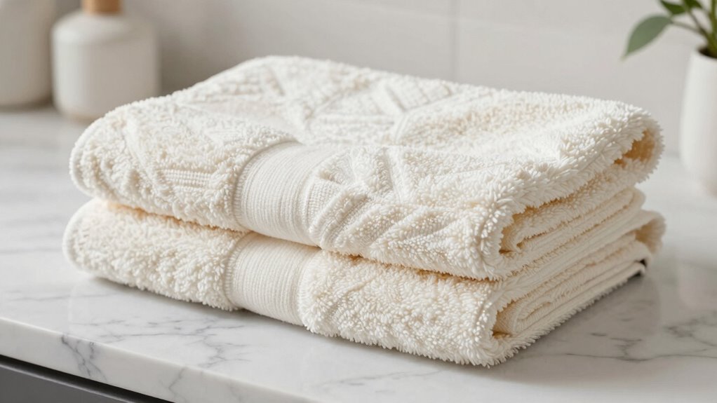 luxurious organized towel upgrade