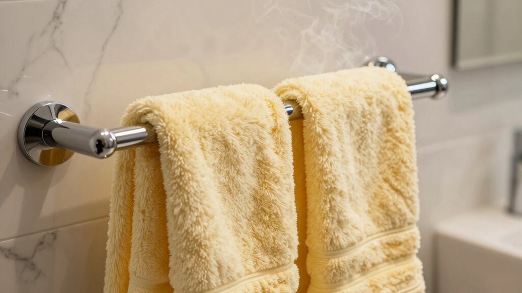 luxurious warm towel comfort