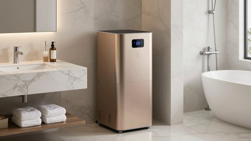 luxury bathroom dehumidifier considerations