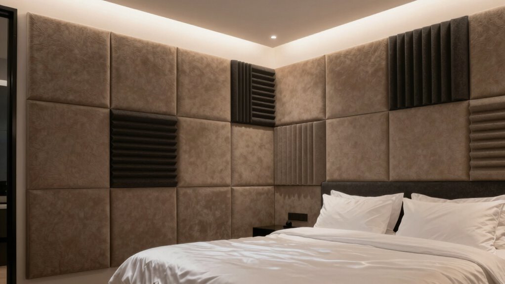luxury bedroom acoustic panels